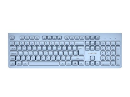 canyon klavesnice hkb w01 cs modra ien557626