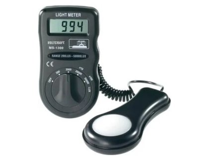 voltcraft ms 1300 digitalni luxmetr presnost 5 0 1 50 000 lx ien120106