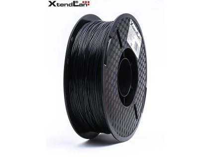 xtendlan tpu filament 1 75mm transparentni cerny 1kg ien490651