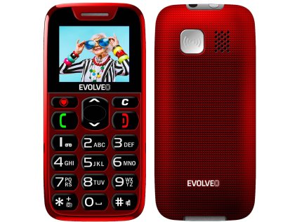evolveo easyphone cerveny ien534215