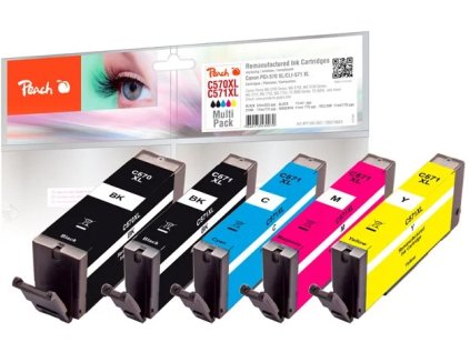 peach kompatibilni cartridge canon pgi 570xl cli 571xl multipack bk pbk c m y ien414688