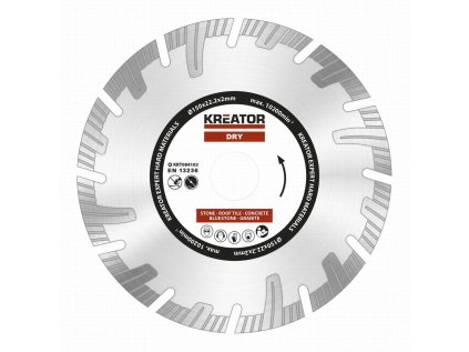 kreator krt084103 diamantovy kotouc segmentovy 150mm expert ien495167