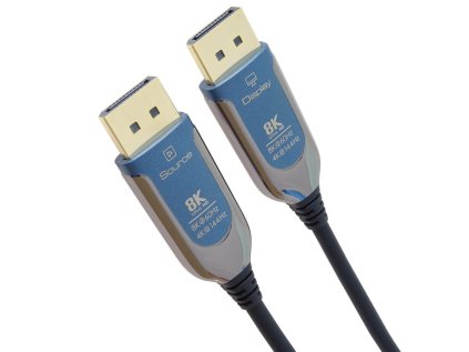 premiumcord 8k opticky displayport 1 4 pripojny kabel m m zlacene konekt 50m ien558426