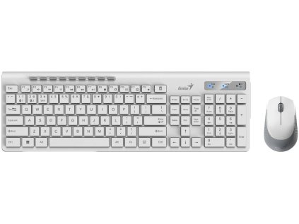 genius set klavesnice a mysi slimstar 8230 bily bezdratovy cz sk ien500176