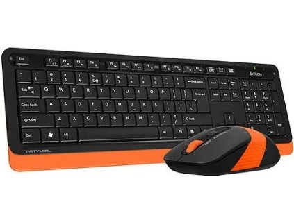a4tech set klavesnice a mysi fg1010 fstyler bezdratovy oranzovy ien332477