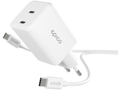 epico ultraboost ea45 45w gan sitova rychlonabijecka 1 2m usb c kabel bila ien539803