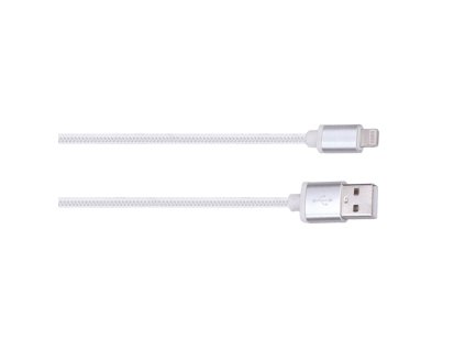 solight lightning kabel usb 2 0 a konektor lightning konektor silikon 2m ien472910
