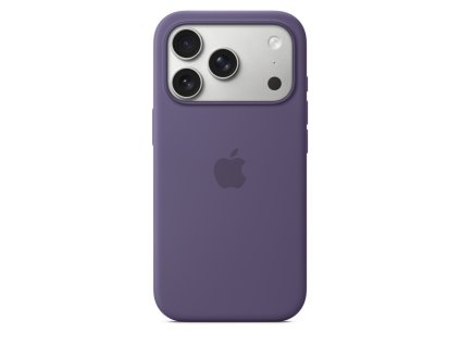 apple iphone 17 pro silicone case with magsafe purple fog ien563245