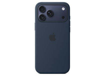 apple iphone 17 pro max silicone case with magsafe midnight ien563252