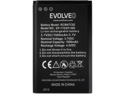 evolveo originalni baterie 1000 mah pro easyphone fp fs ep 770 771 ien543376