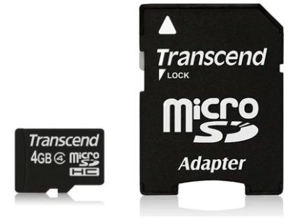 transcend microsdhc 4gb class4 adapter ien123170