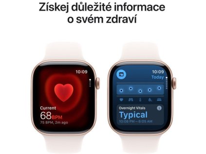 apple watch series 11 gps 46mm aluminium case light blush sport band s m image1 big ies93843599