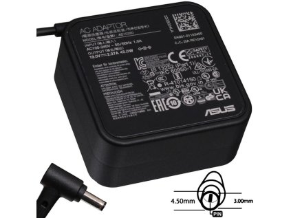 asus orig adapter 45w19v 3p 4 5phi ien565397