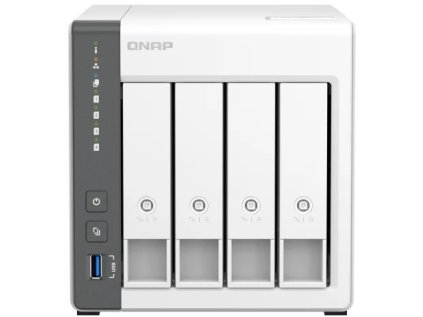 qnap ts 433 4g arm 4core 2 0ghz 4gb ram 4x sata 1x gbe 1x 2 5gbe 2x usb 2 0 1x usb 3 2 ien431758