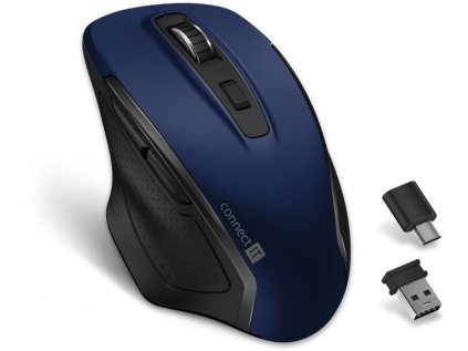 connect it dual smartswitch bezdratova mys usb a c modra ien563585