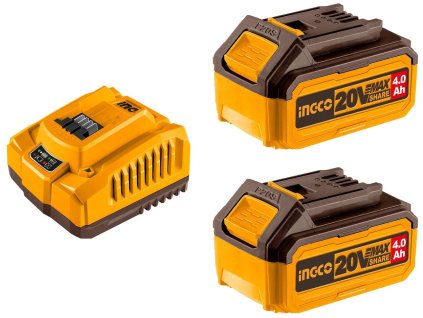 ingco fbcpk1424e set nabijecka 2ks baterie 4 0a pro 20v li ion baterie ien532658