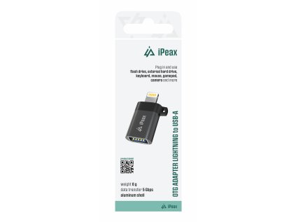 ipeax adapter otg lightning usb a samice cerny ien566771