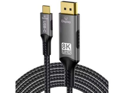 premiumcord kabel usb c na displayport dp1 4 8k 60hz a 4k 120hz 2m ien564937