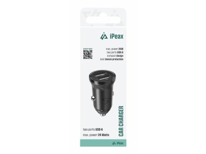 ipeax autonabijecka cl 02 4 8a 2x usb a cerna ien566746