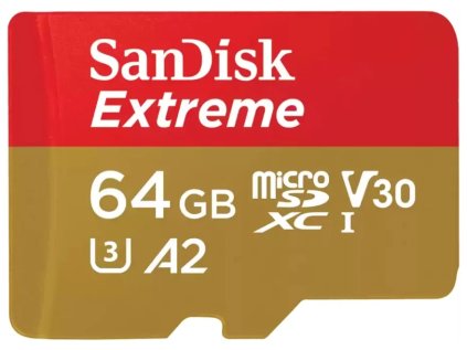 sandisk extreme microsdxc 64gb 160mb s uhs i u3 class 10 ien444084