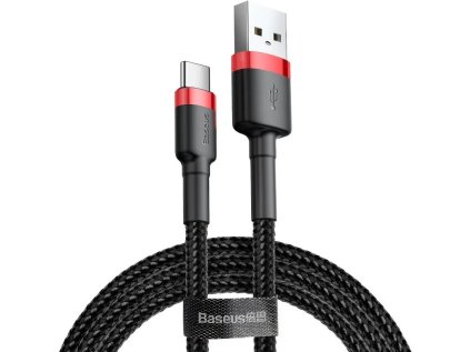 baseus cafule kabel usb c 3a 1m cerveno cerny ien523386