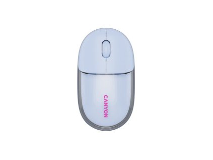 canyon mouse onclick 24 bt wireless transparent blue ien567897