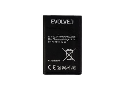 evolveo orig baterie 1000 mah pro easyphone fd fp fs fm fl ep 500 700 770 771 800 801 ien543374