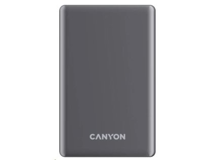 canyon power bank pb 505 slim magsafe 5000 mah pd20w dark grey ien567888