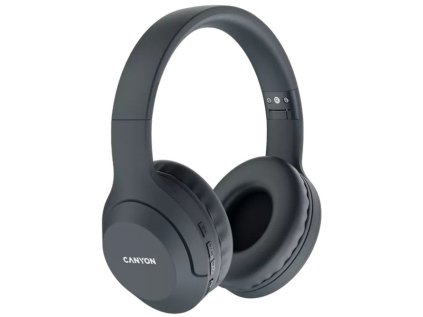 canyon headset bths 3 usb c bt v5 1 jl6956 baterie 300mah az 15h 20hz 20khz tmave seda antracit ien567902