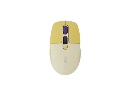 canyon mouse mw 26 lcd silent dual mode wireless yellow ien567895