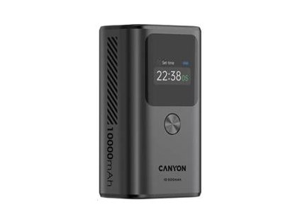 canyon power bank pb 130 10000mah pd30w tft display dark grey ig567886