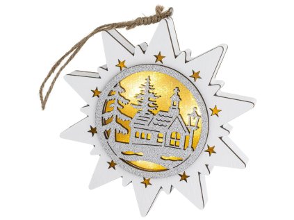 retlux rxl 464 hvezda kostel 14cm 3led ww ien563815