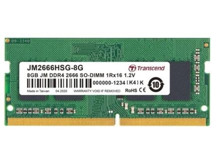 transcend jetram 8gb ddr4 so dimm 2666mhz cl19 ien359877