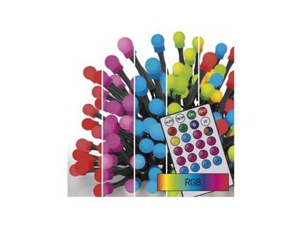 led vanocni cherry retez kulicky 10 m rgb ovladac programy casovac ig449306