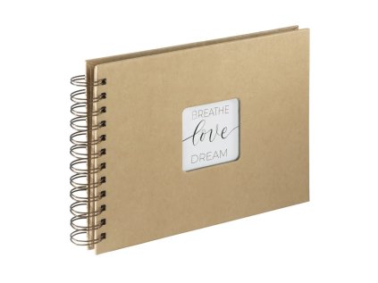 hama album klasicke spiralove craft 24x17 cm 40 stran kraftovy papir ien552663