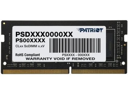 patriot signature 16gb ddr4 2666mhz so dimm cl19 1 2v ien444528