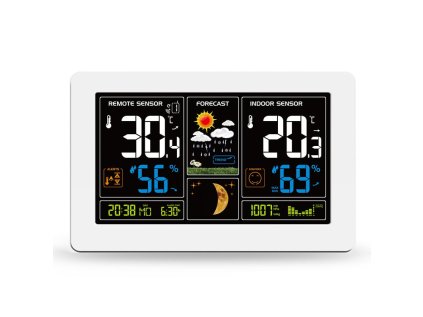 solight meteostanice extra velky barevny lcd teplota vlhkost tlak rcc usb nabijeni bila ien472653