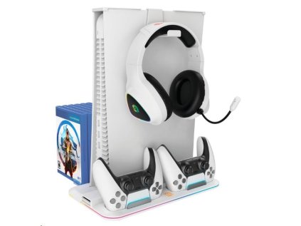 canyon multifunkcni chladici stojan pro ps5 nabijeni 2 ps5 ovladacu bily ien564310