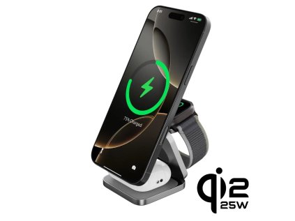 cubenest 3v1 qi2 2 skladaci bezdratova magneticka nabijecka sq312 ultra seda ien563508