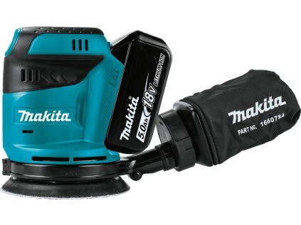 makita dbo180rtj aku excentricka bruska li ion lxt 18v 5 0ah makpac ien375926