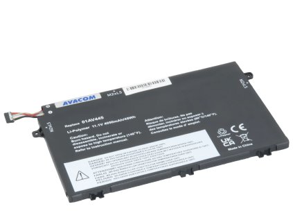 avacom pro lenovo thinkpad e14 e15 e580 e490 li pol 11 1v 4050mah 45wh ien464259