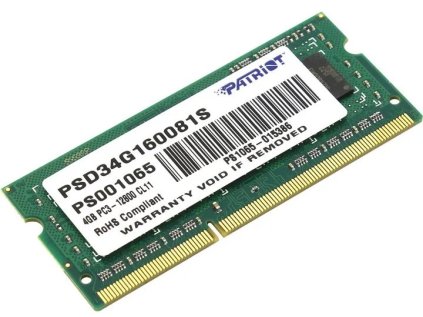 patriot signature 4gb ddr3 1600mhz so dimm cl11 ien471511