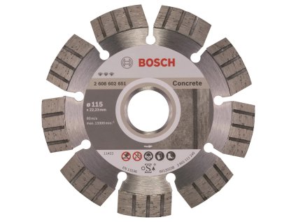 bosch diamantovy kotouc pro concrete 115 22 23 mm 2 608 602 651 ien568285