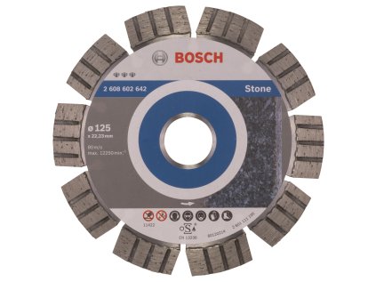 bosch diamantovy kotouc pro stone 125 22 23 2 2 mm 2 608 602 642 ien568277