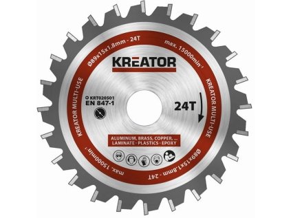 kreator krt020501 pilovy kotouc univerzalni 89mm 24t ien273557