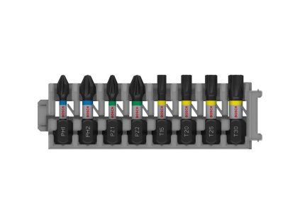 bosch sada sroubovacich bitu pro impact ph1 ph2 pz1 pz2 t15 t20 t25 t30 25 mm 8 ks 2 608 521 u61 ien568508