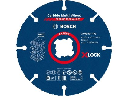 bosch viceucelovy rezny kotouc expert carbide multi wheel x lock 125 mm 22 23 mm 2 608 901 193 ien568328