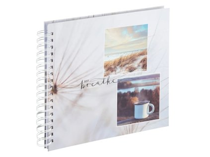 hama album klasicke spiralove relax breathe 28x24 cm 50 stran bile listy ien552674