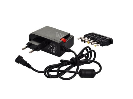 solight univerzalni sitovy adapter 600ma stabilizovany vymenne konektory ien472635