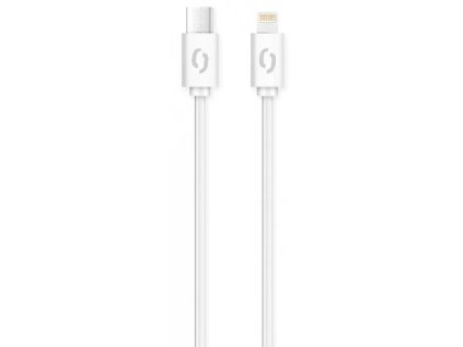 datovy kabel aligator power 3a usb c lightning 1m bily ien382358